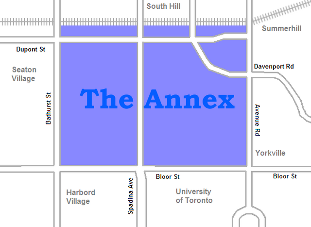 The Annex Toronto 地圖