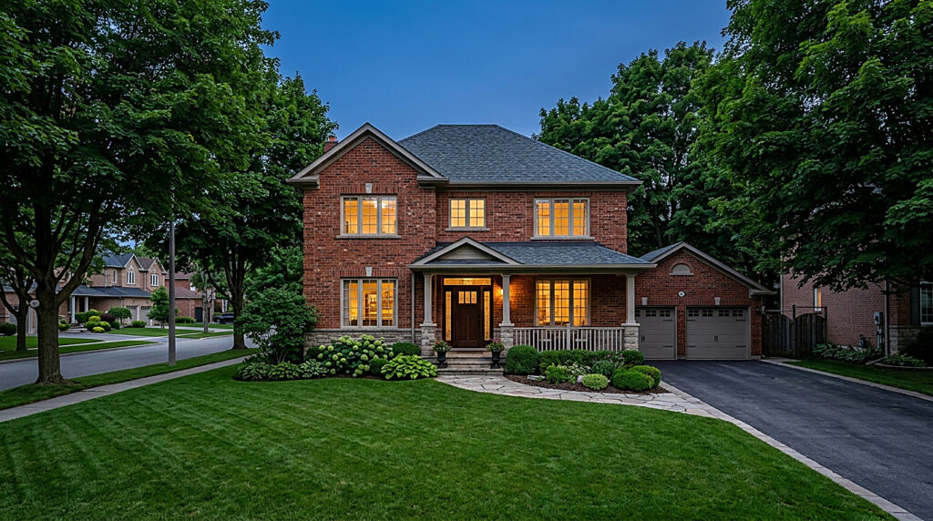 A residential street in Newmarket