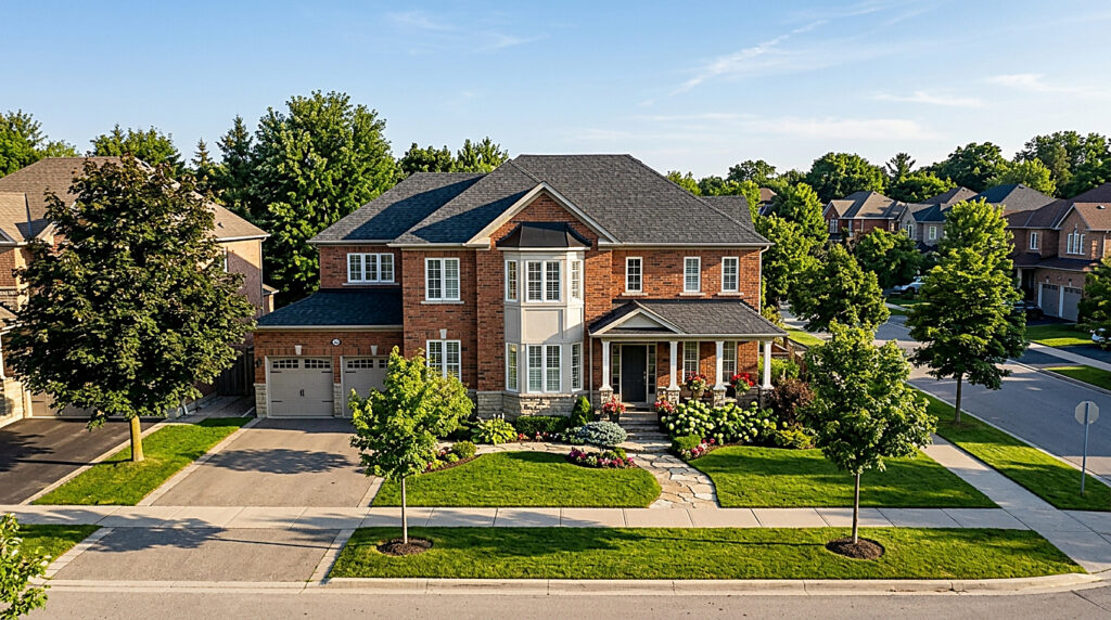 Markham 的住宅街道