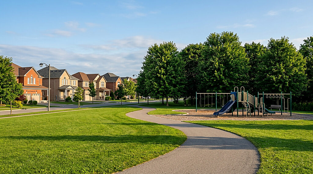 A residential street in Markham