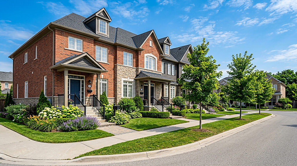 Newmarket 的住宅街道