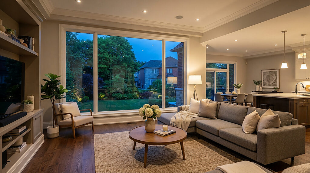Inside a home in Markham