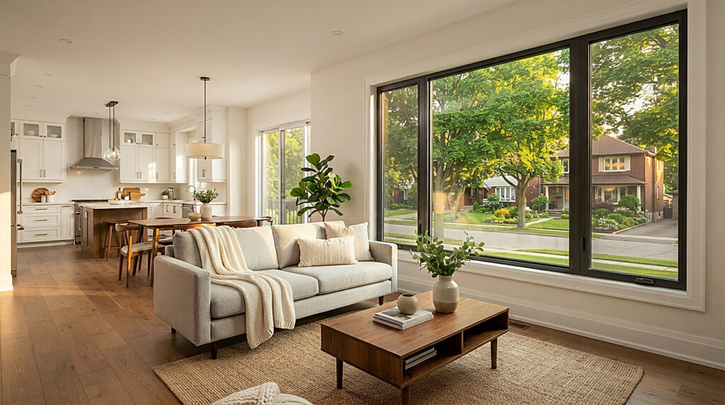 Inside a home in Aurora