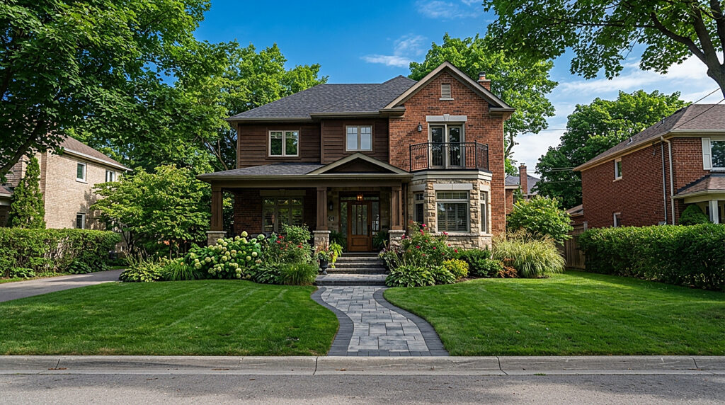 A residential street in Vaughan