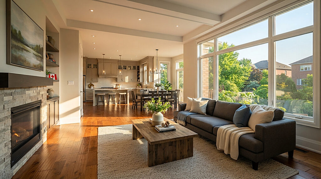 Inside a home in Vaughan