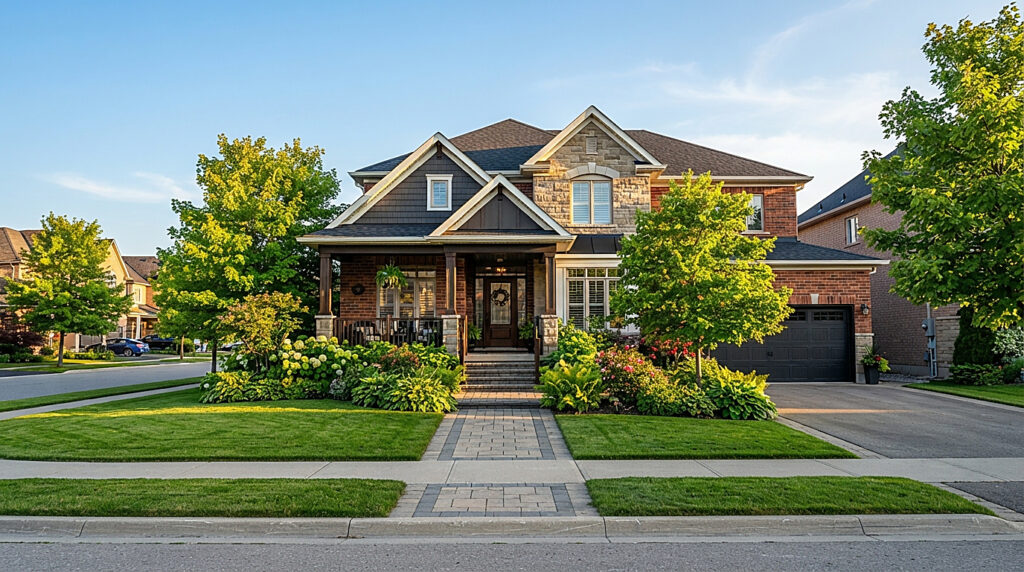A residential street in Markham