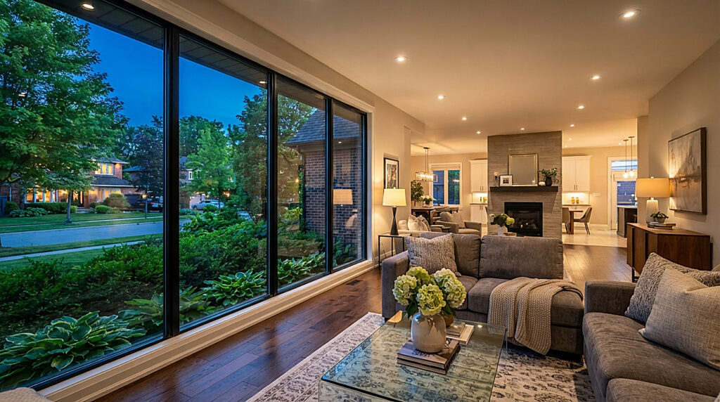 Inside a home in Markham