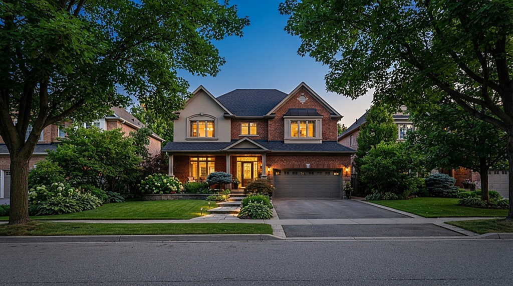 Richmond Hill 的住宅街道