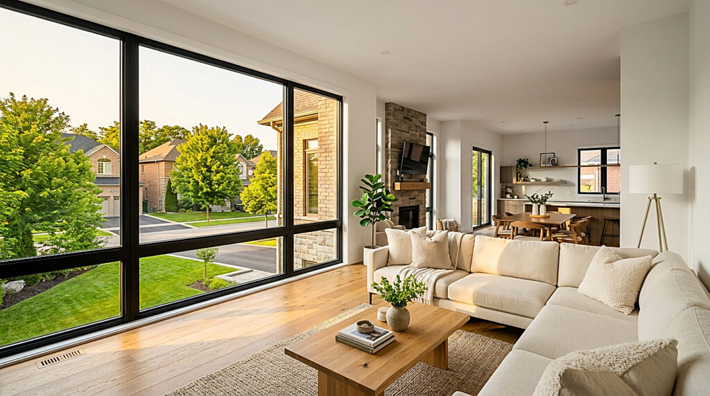 Inside a home in Vaughan