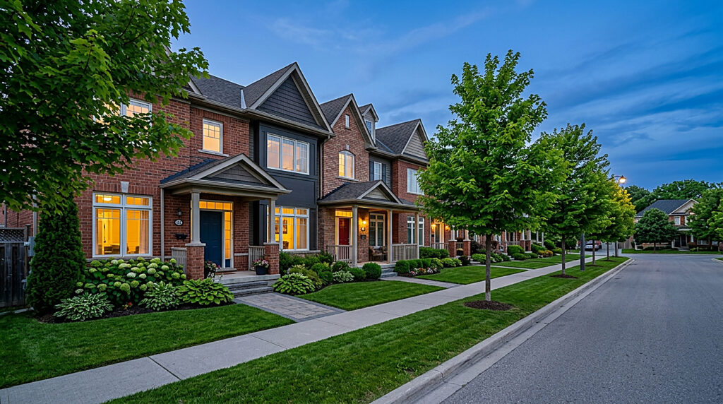 Newmarket 的住宅街道