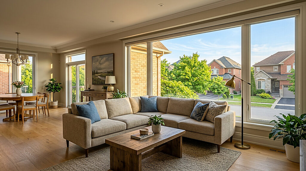 Inside a home in Markham