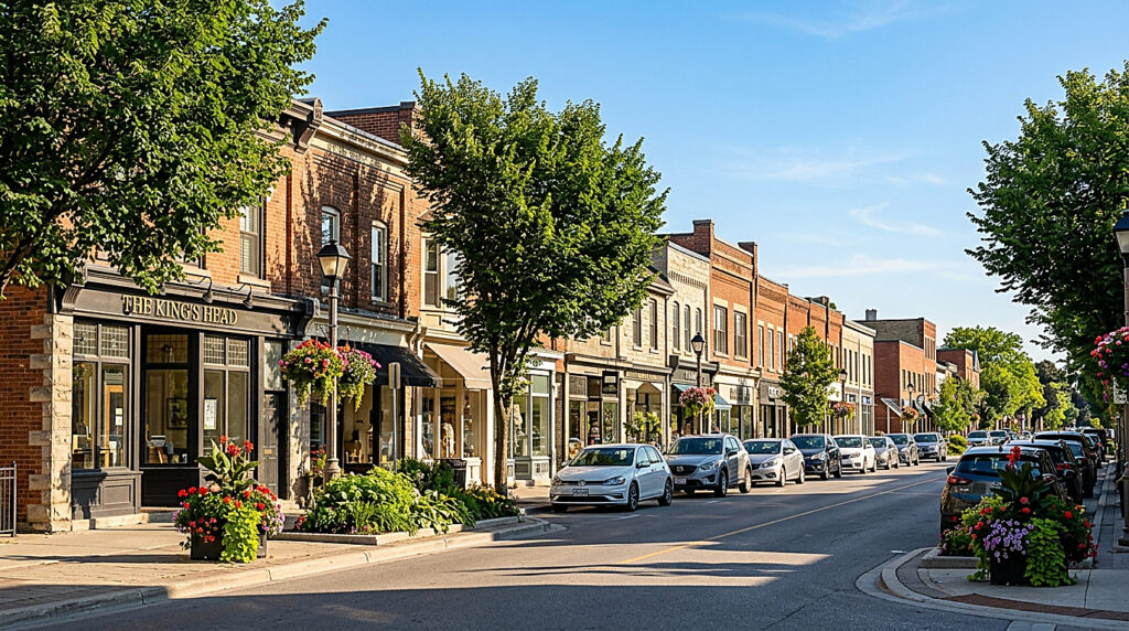 Richmond Hill 的住宅街道