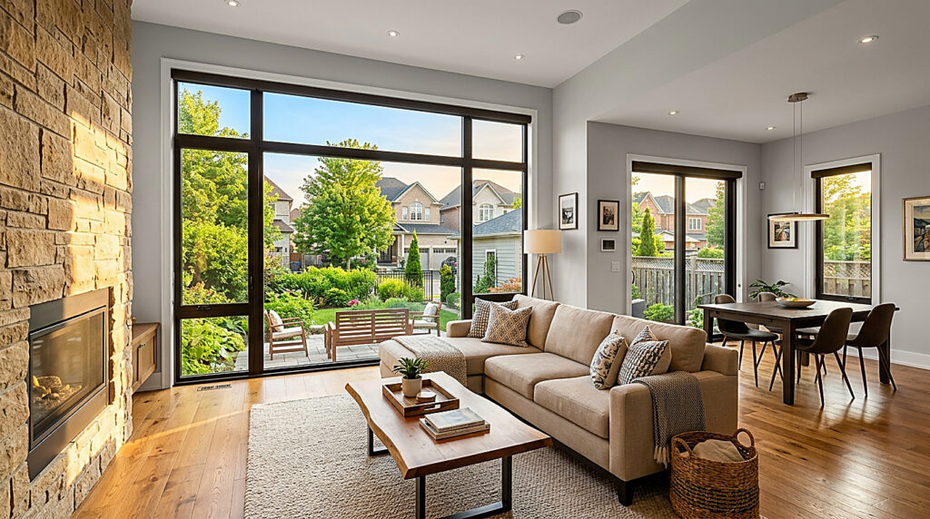Inside a home in Richmond Hill