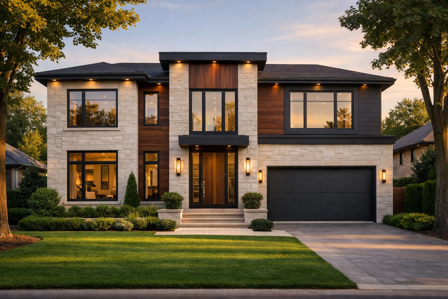 Contemporary custom built luxury home on a prestigious street in Willowdale, North York.