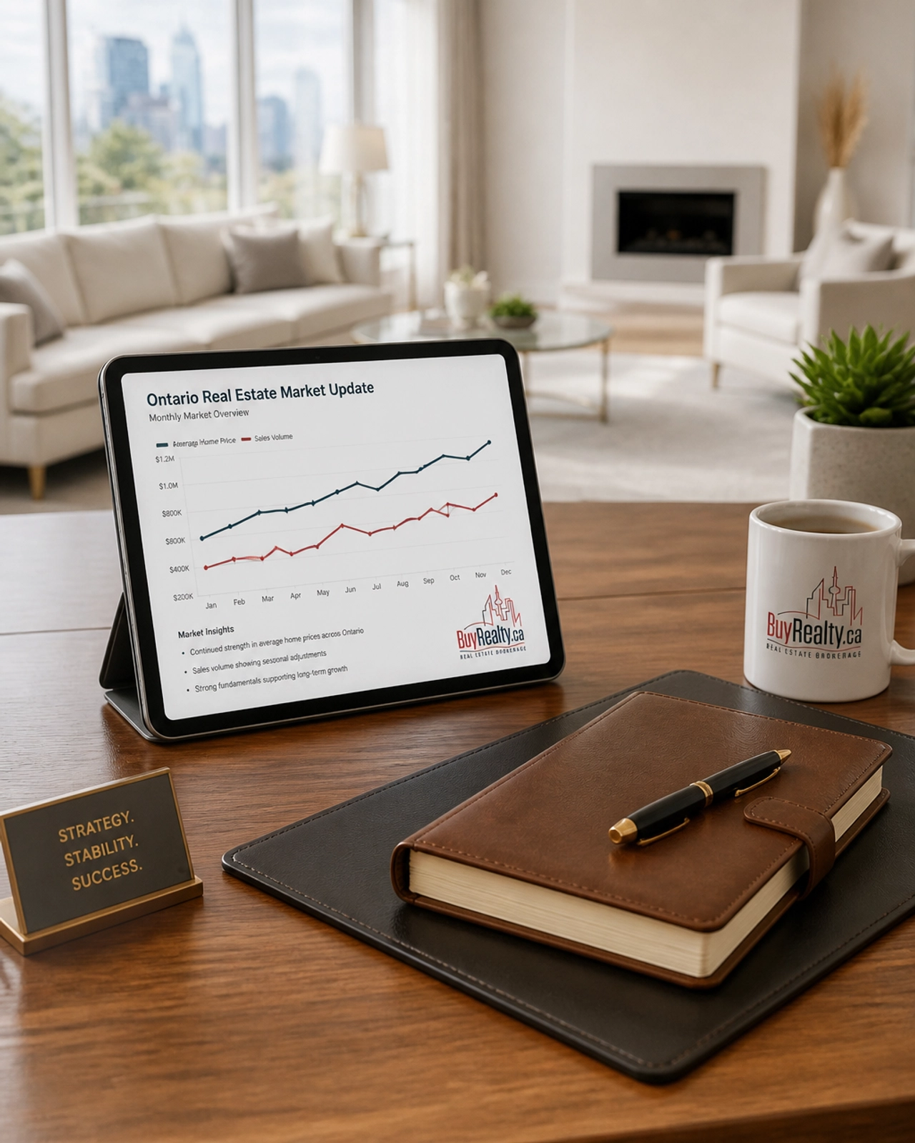 A professional strategy session focusing on market data and financial planning