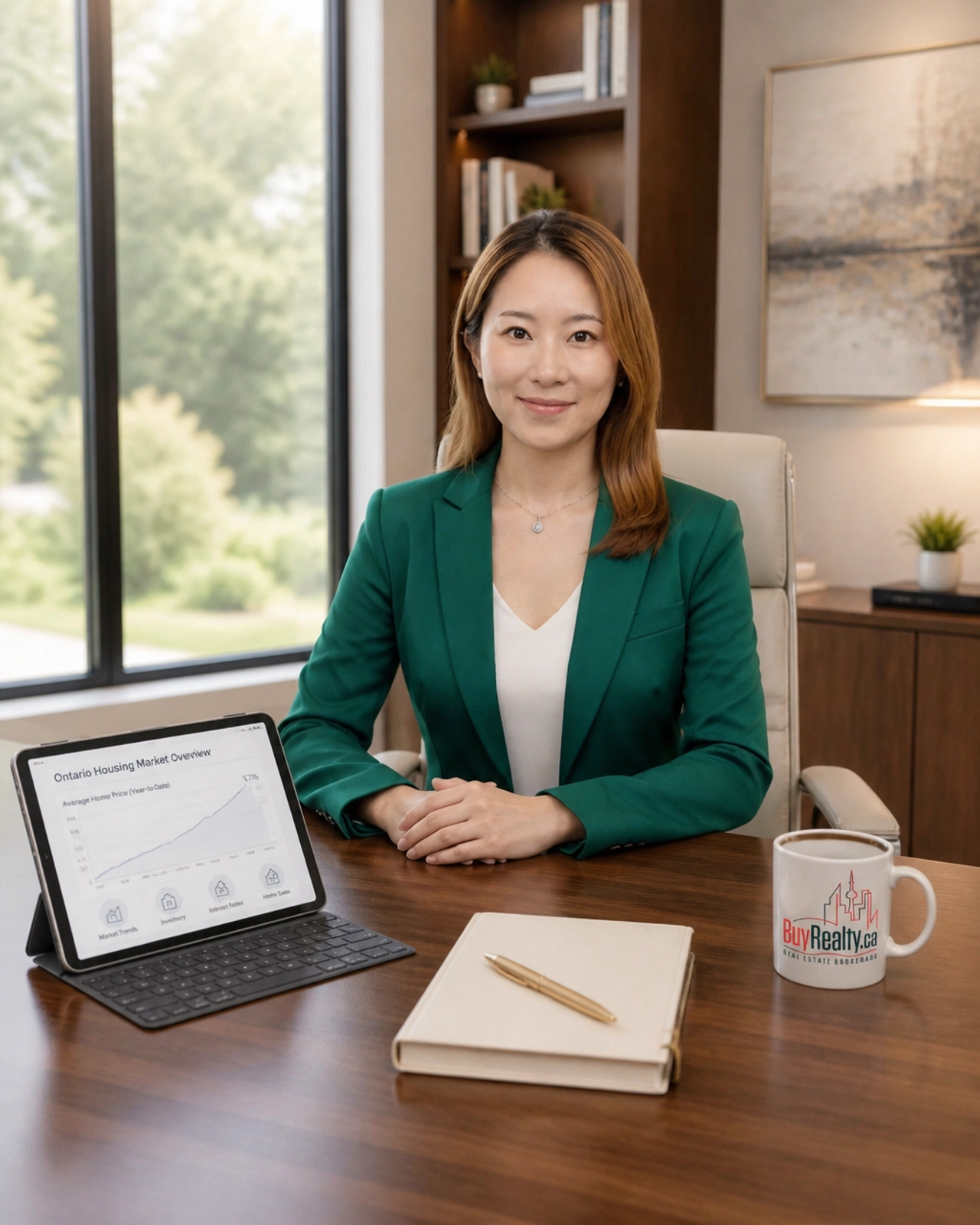 A modern home office setting representing the strategic planning required for 2026 real estate investments.