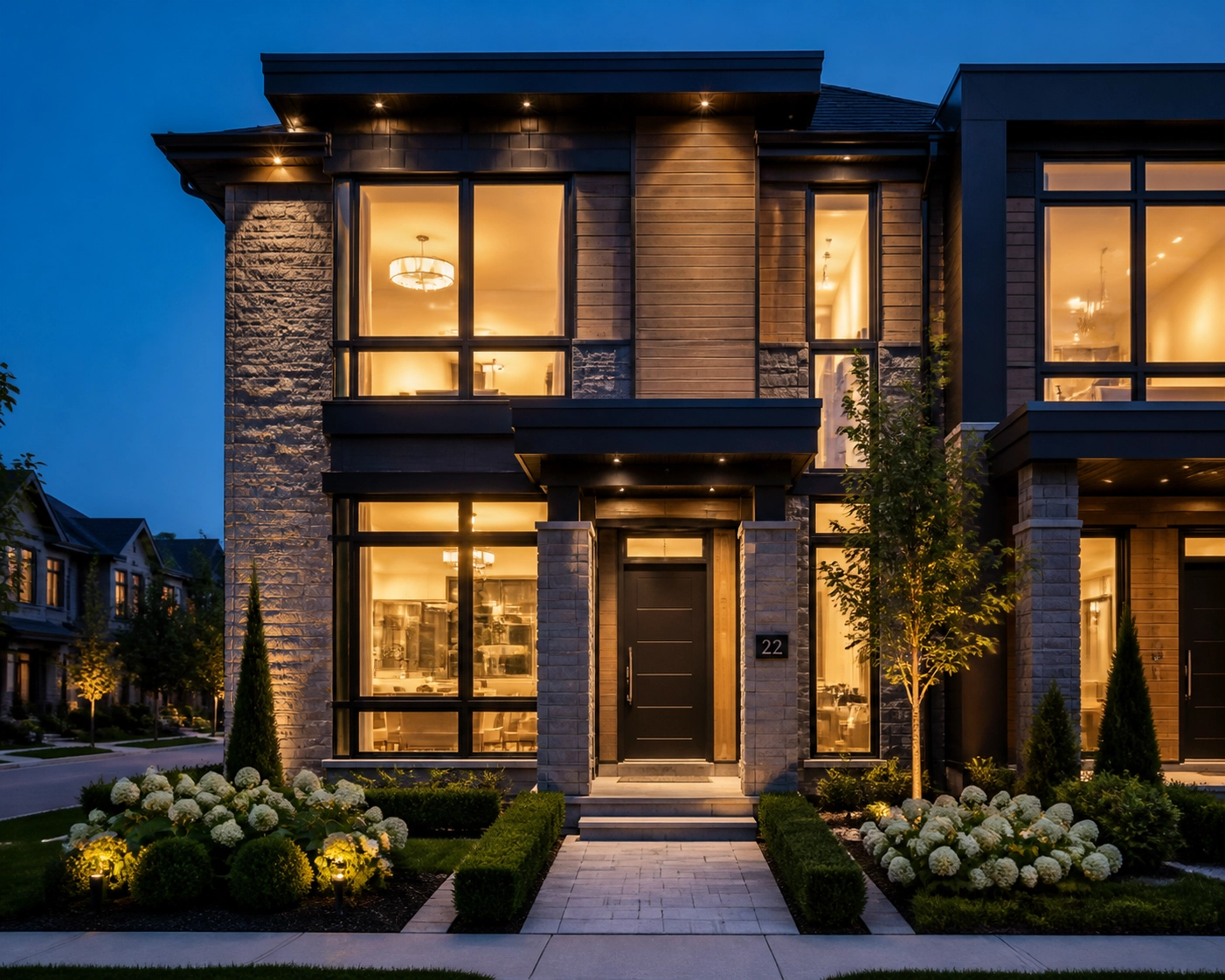 A modern freehold townhouse in Richmond Hill, Ontario, representing a successful first-time home purchase.
