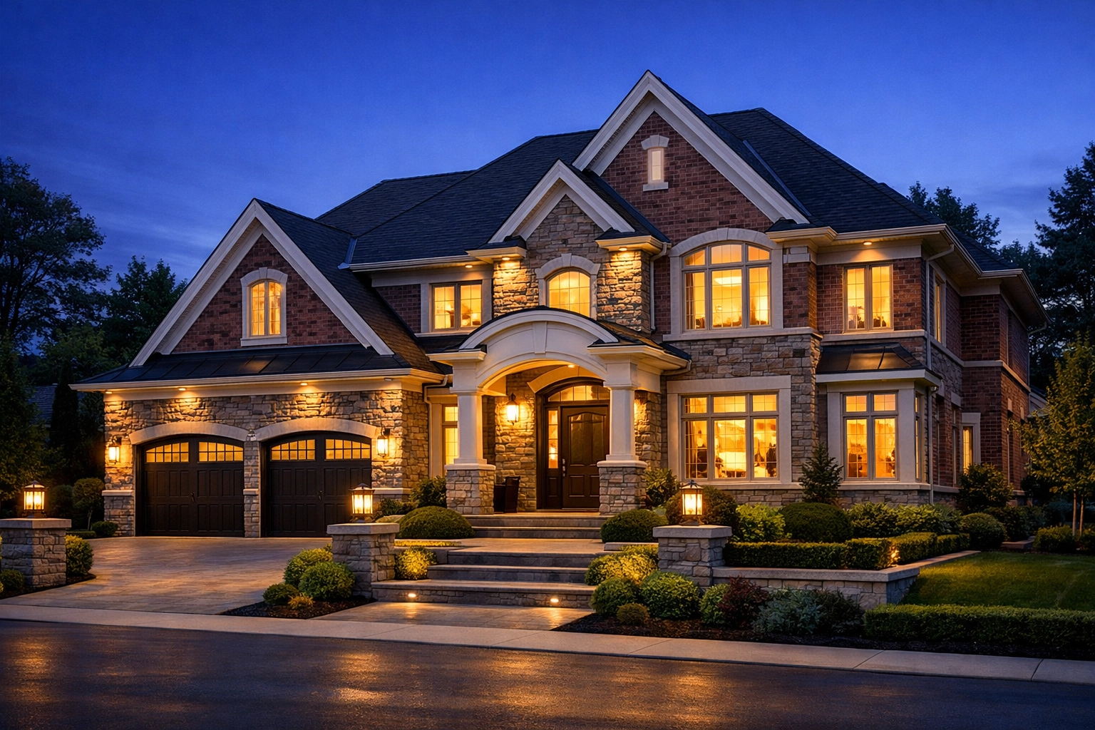 Contemporary detached home in Markham or Richmond Hill representing a successful Ontario real estate purchase.