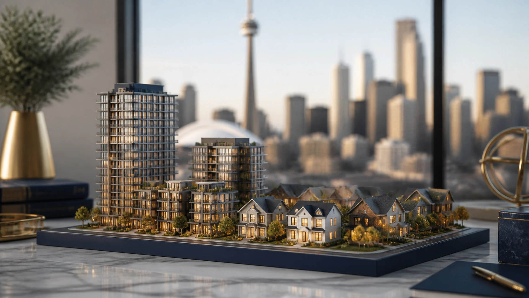 A graphic representation of the stable and diverse 2026 Ontario housing market