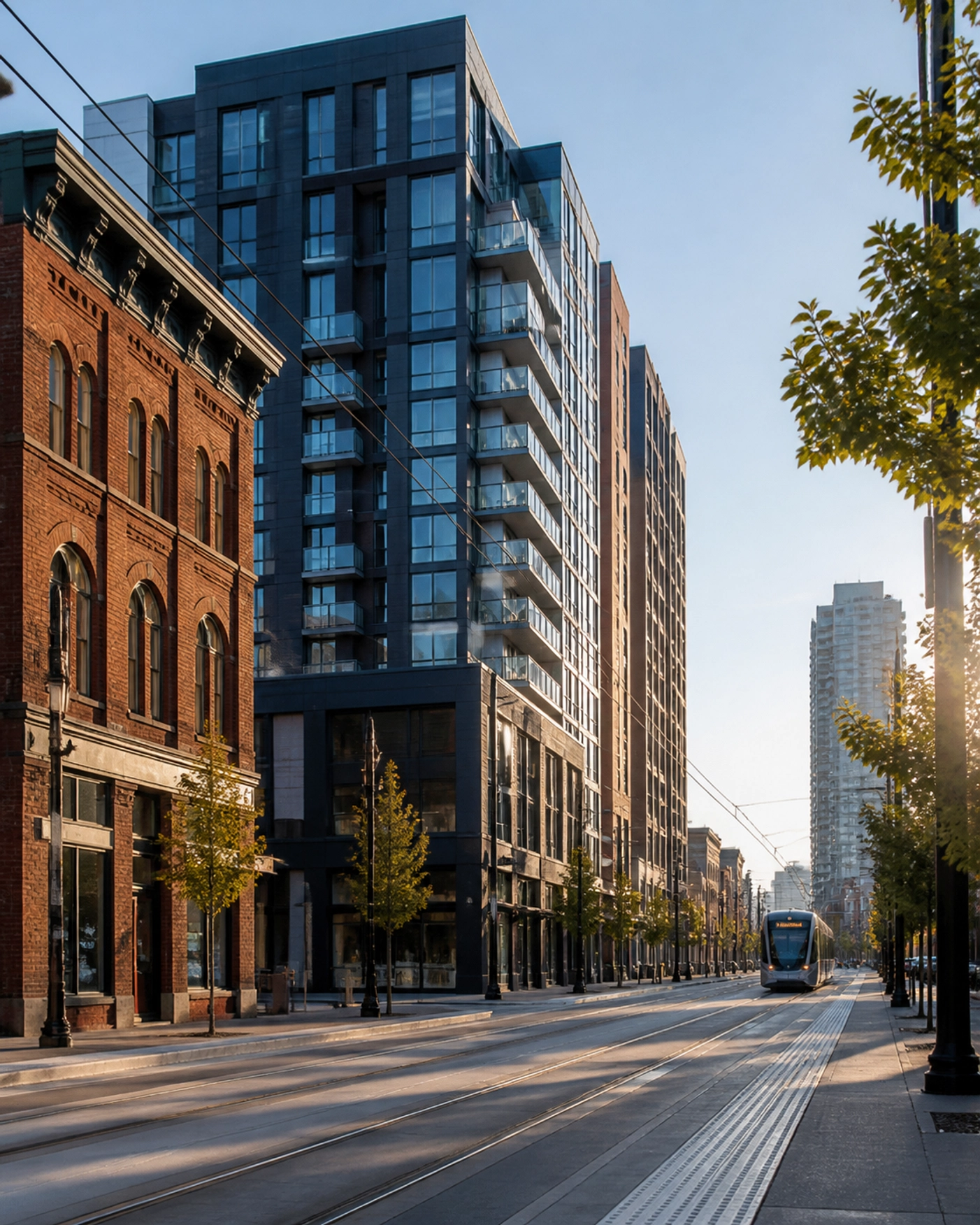 Hamilton investment properties showcasing modern residential growth along the new LRT transit corridor.