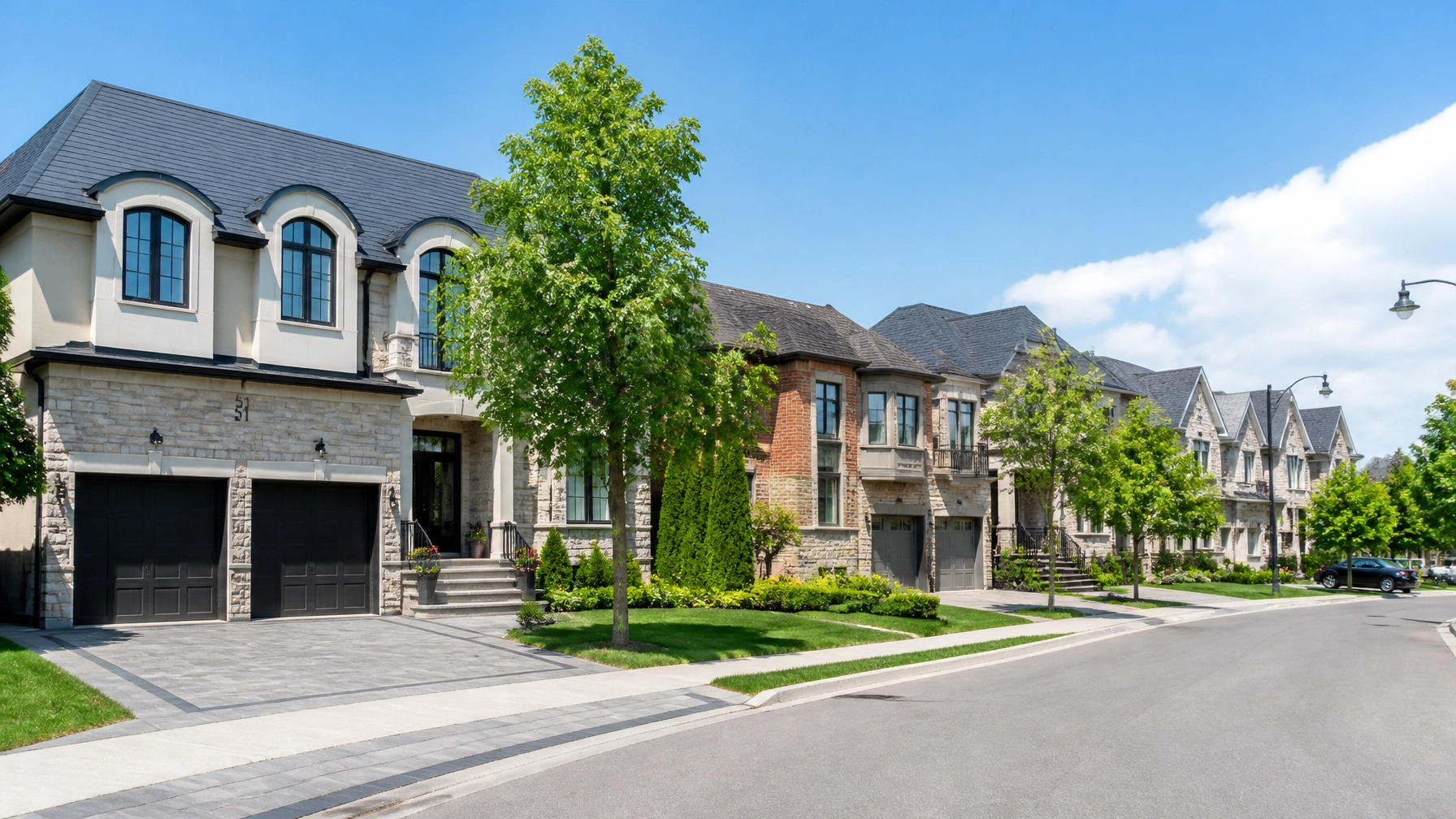 Upscale suburban street in Richmond Hill representing the enduring value of detached homes