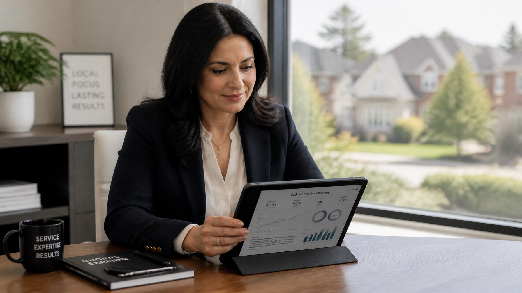 A professional consultation at BuyRealty.ca Brokerage, focusing on strategic market analysis and data-driven decisions.