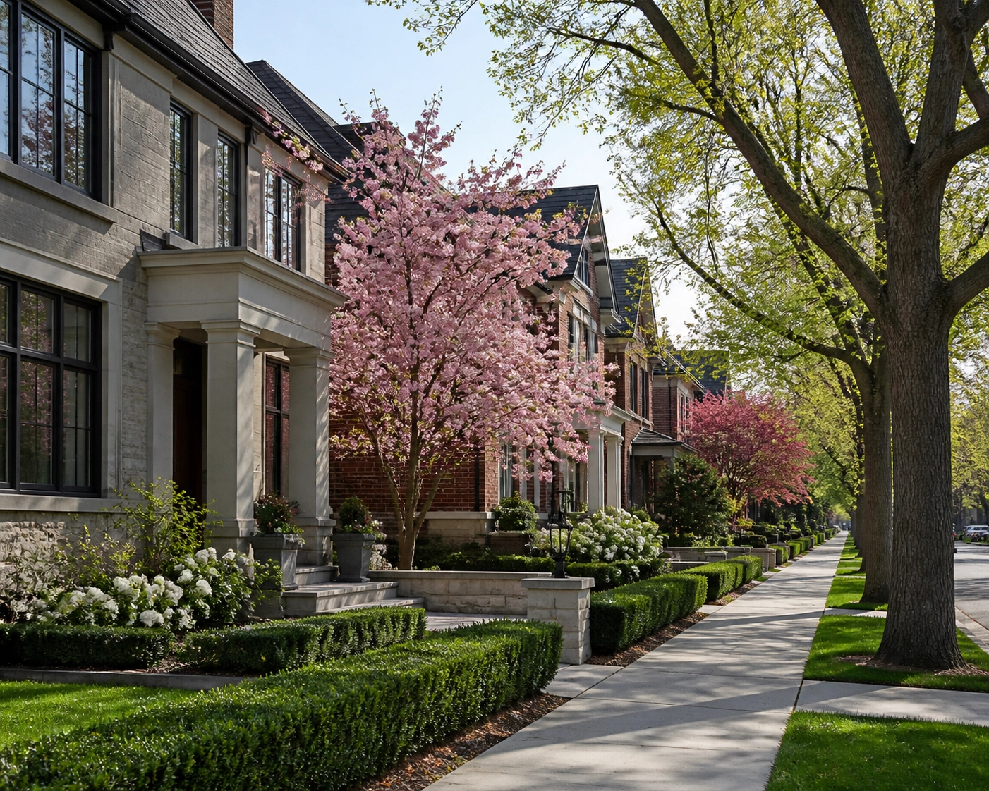 Elegant detached homes in Willowdale, North York, reflecting the stable Ontario residential real estate market.