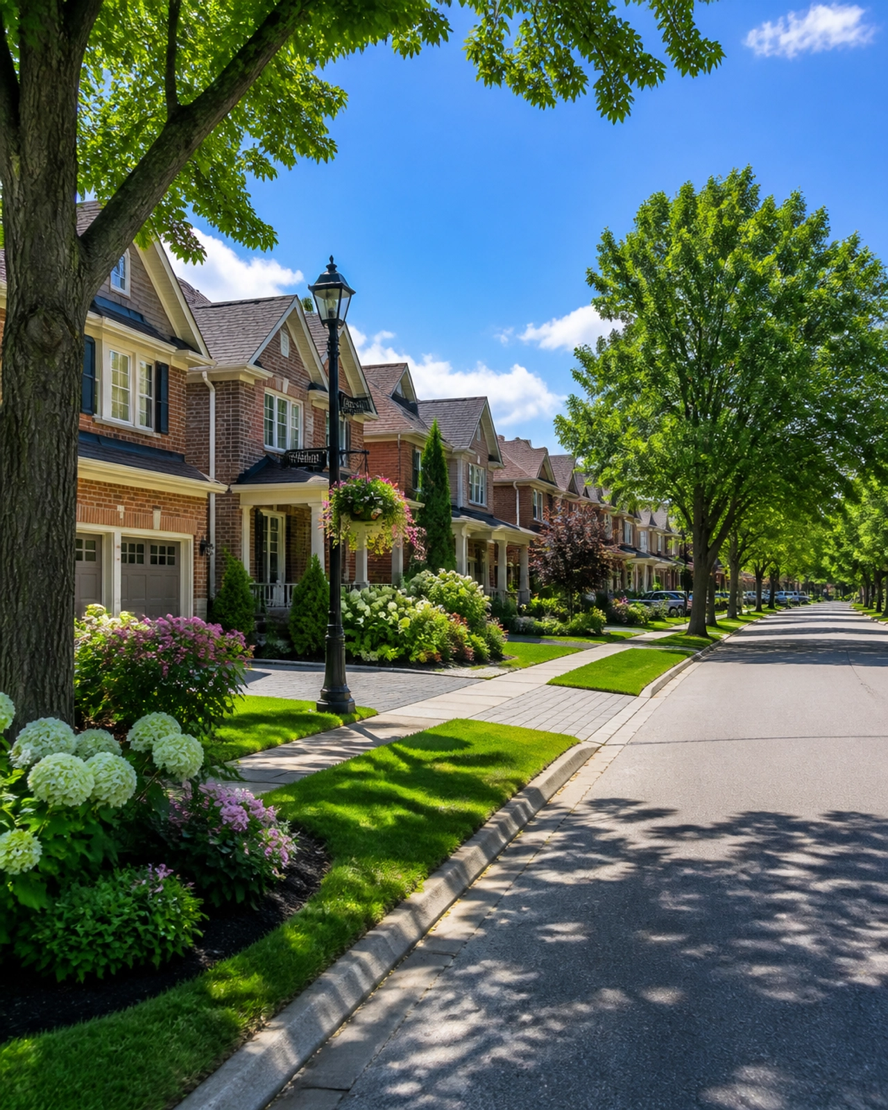 Charming residential street in a stable Ontario suburb
