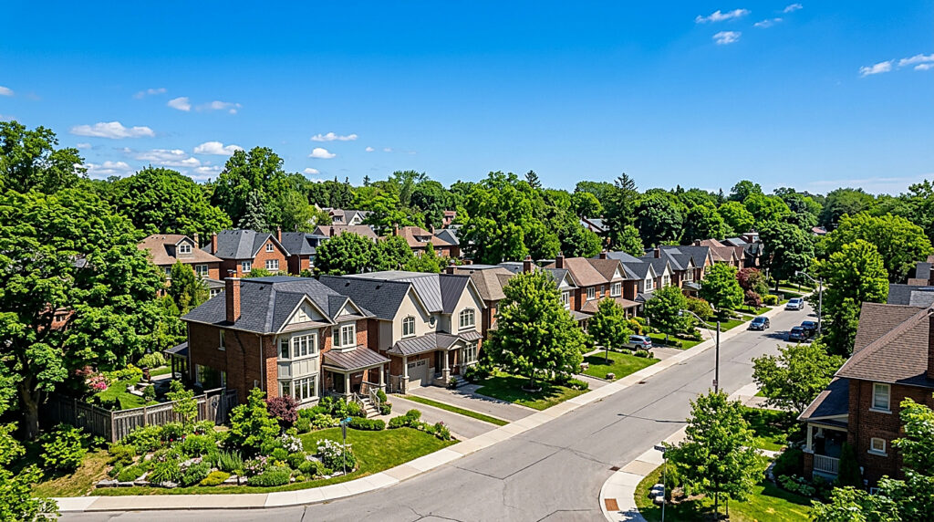 Toronto 的住宅街道
