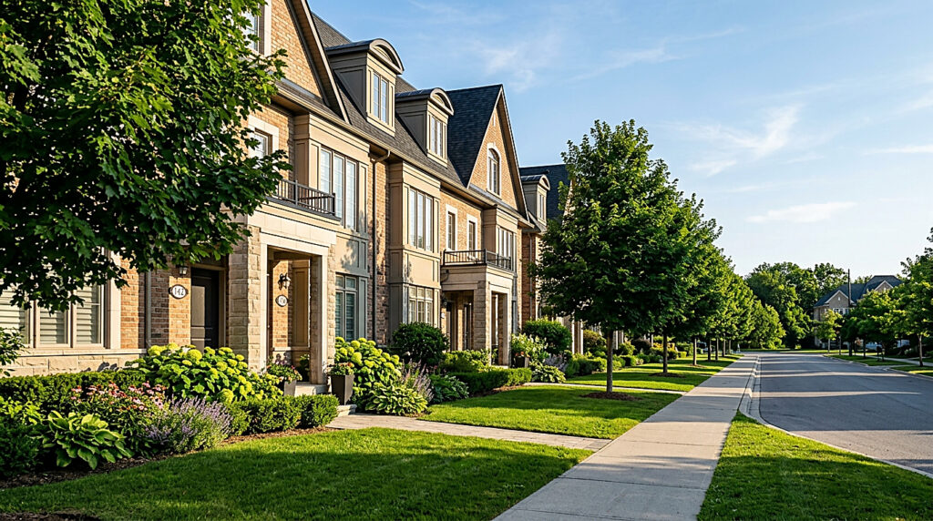 Vaughan 的住宅街道