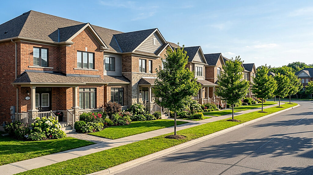 A residential street in Vaughan