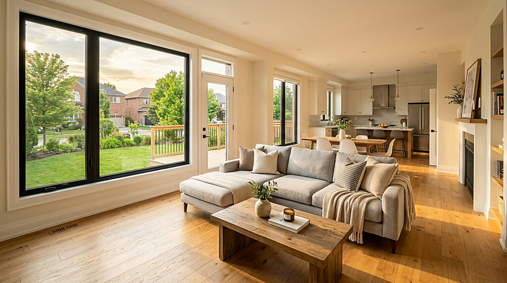 Inside a home in Vaughan