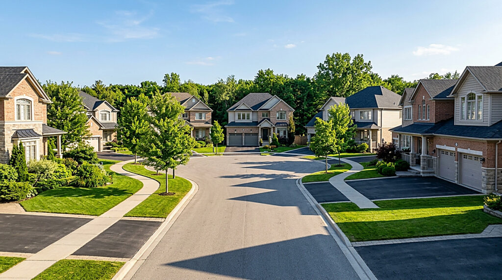 Newmarket 的住宅街道