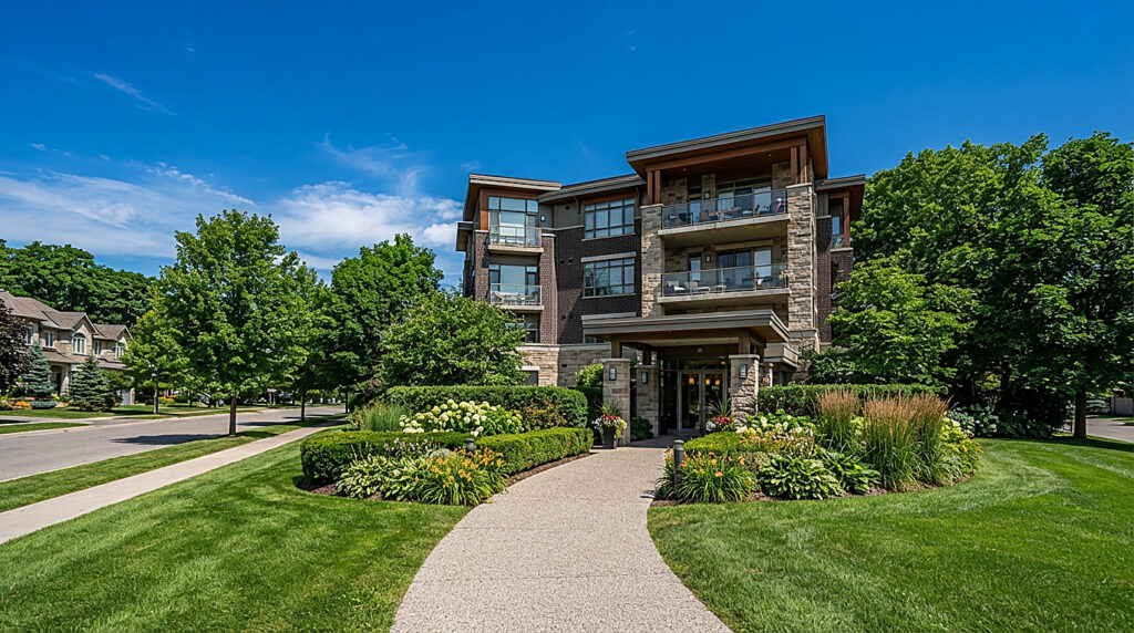 A residential street in Aurora