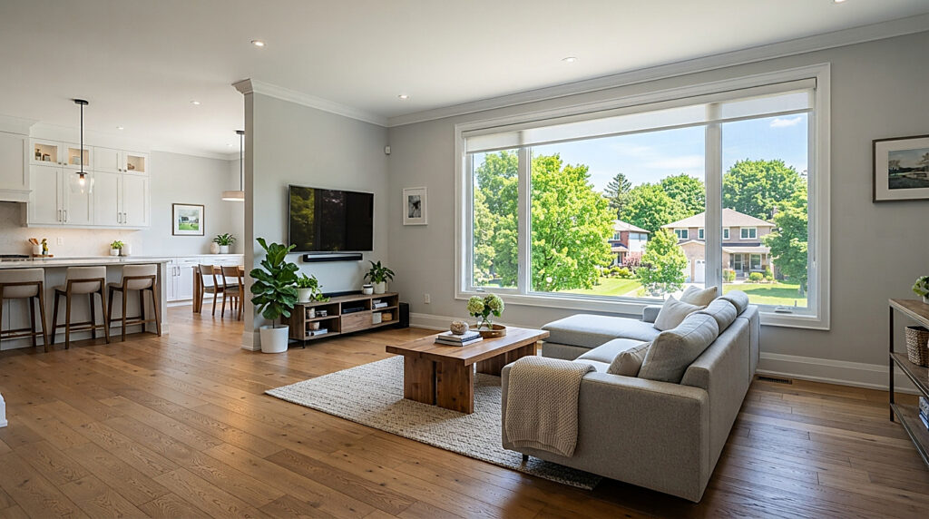 Inside a home in Aurora